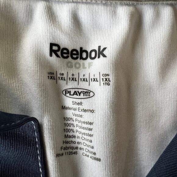 Reebok GOLF pullover top, men's size 1 XL, NWT - Picture 5 of 7